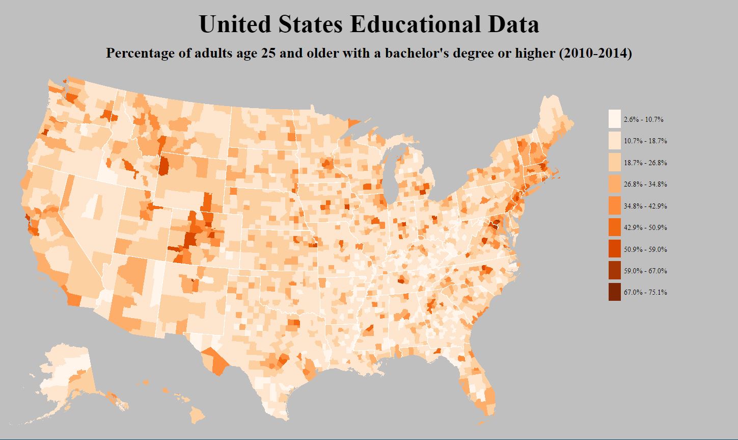 choropleth map