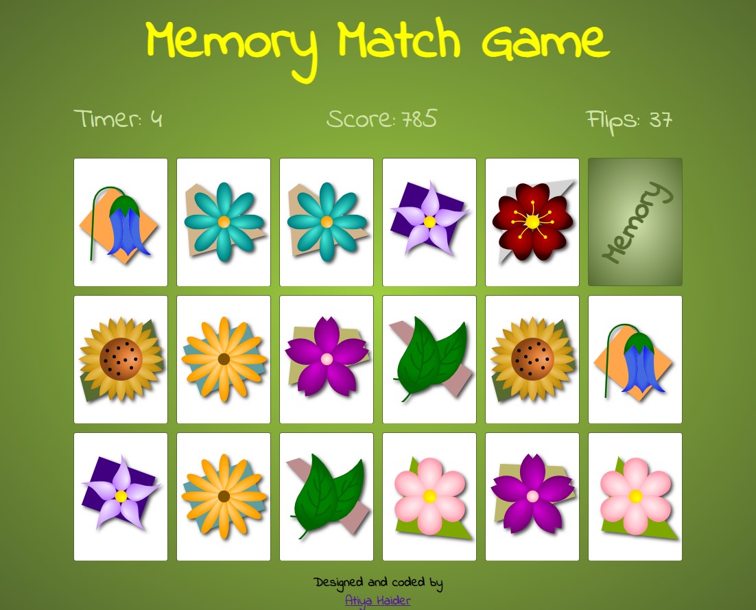 Memory Match Game